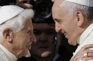 Two Popes clash